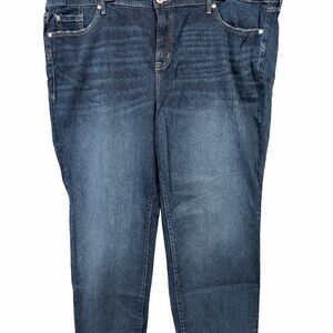 Lane Bryant Classic Women's Dark Blue Stretch Jeans Size 24